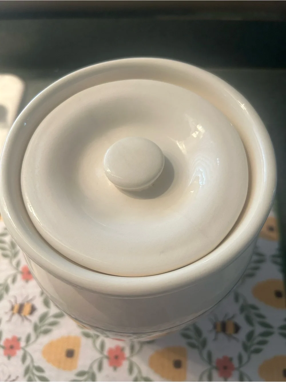 Ceramic Kitchen Canister Set - Flour Sugar Coffee Tea
